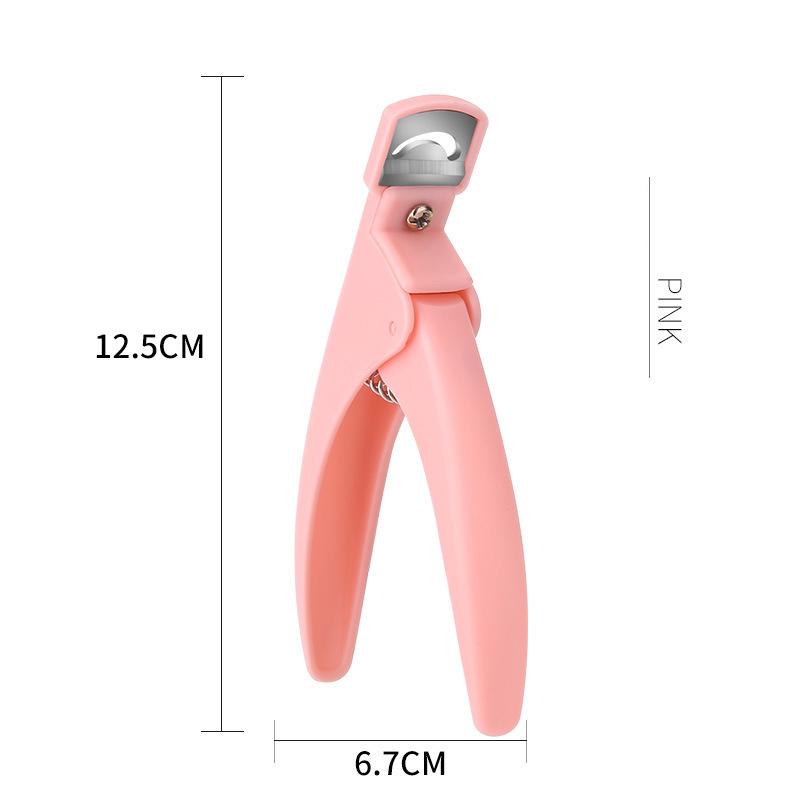 U-Shaped French False Nail Scissors Professional Stainless Steel Head Nail Clipper Acrylic Gel French False Nail Tips Clipper
