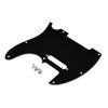 8 Hole Guitar Anti-Scratch Plate 3 Ply Solid Black Guitar Protective Pickguard