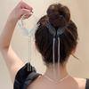 Elegant Lily of the Valley Tassel Hairpin: Timeless Updo Clip for a Refined Look