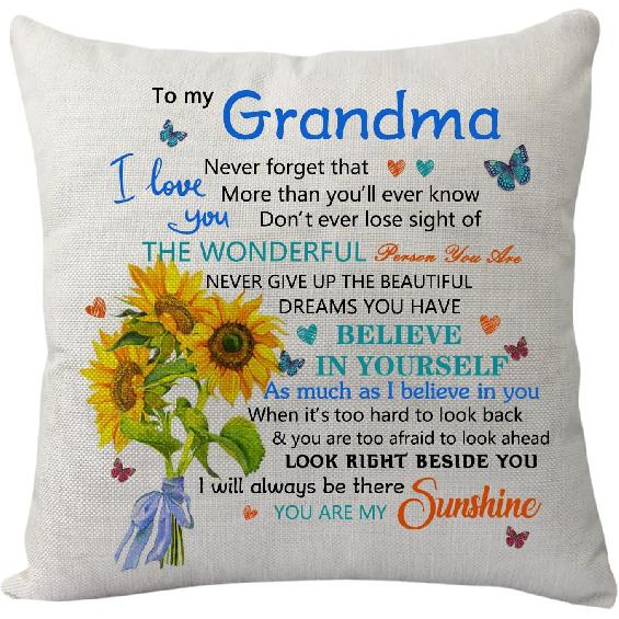 Bestie Pillowcase Gift from Best Friend, Pirational 'Never Forget That I Love You' Pillow Cover, Funny Friendship Cushion Cover for Birthday, Xmas,