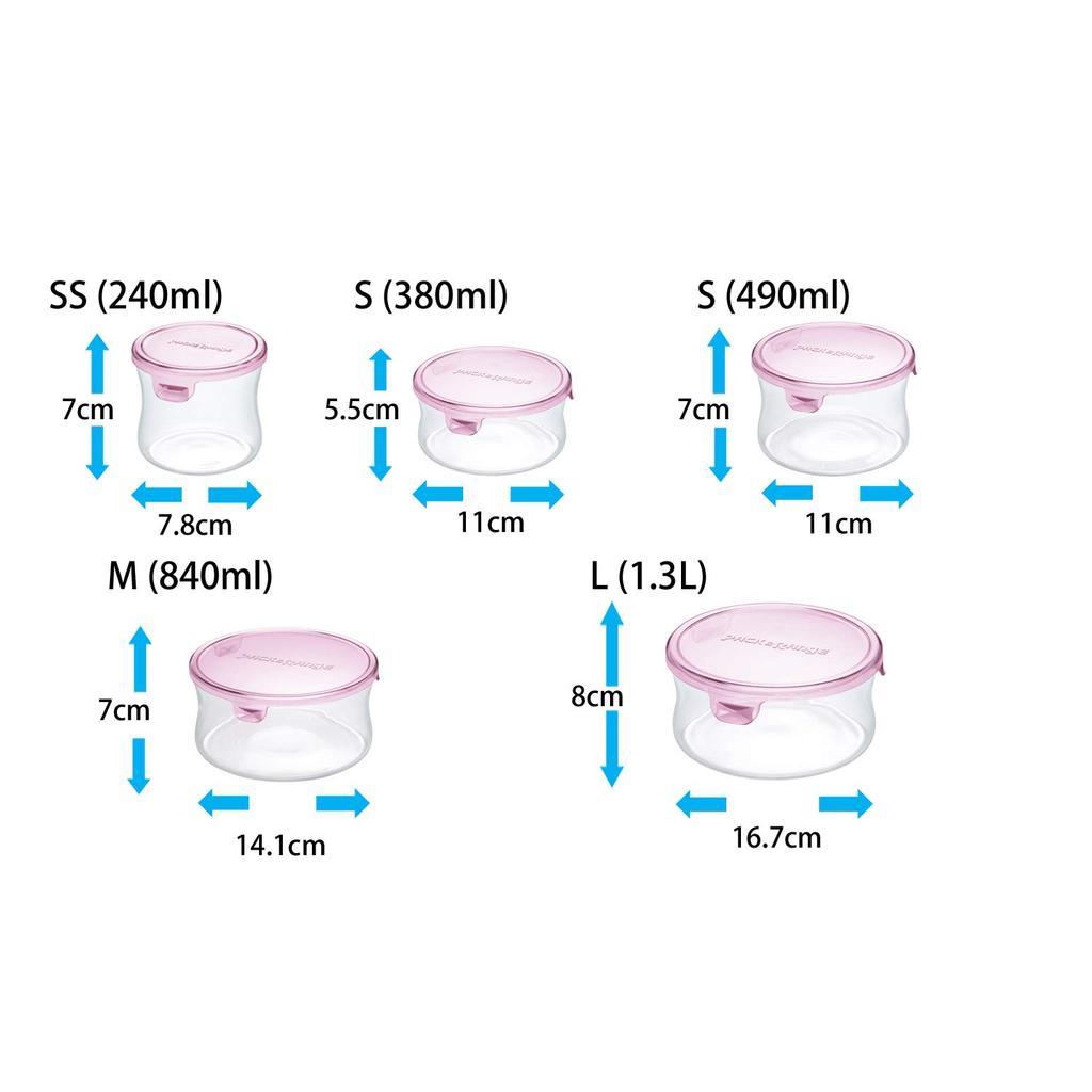 Iwaki Pack Range Pink 840ml & KT7402-P
