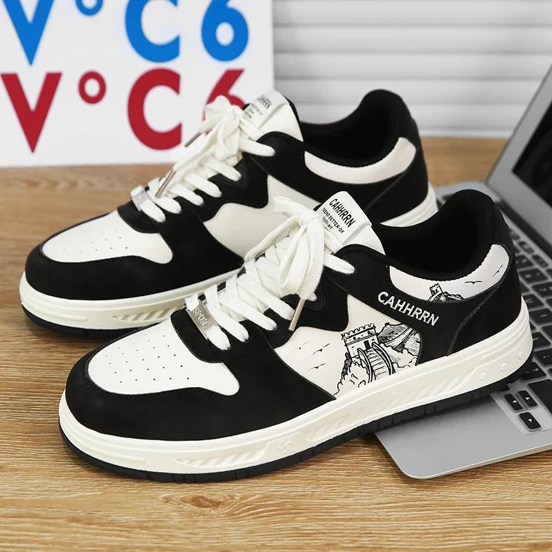 

Four Seasons Hong Kong Style Retro Casual Fashion Trendy Sports Shoes Универсальные и дышащие студенческие низкие кроссовки для сноуборда 39