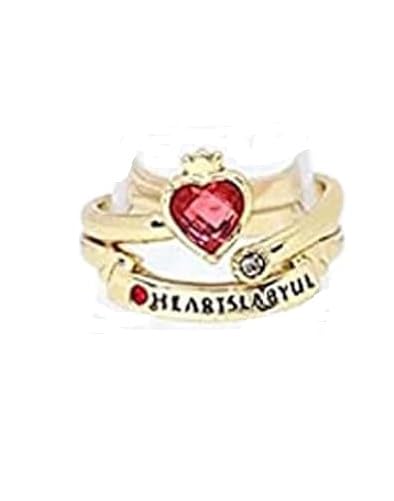 

Disney Twisted Wonderland 2 Rings Hearts Love Dormitory Ring Ring Accessories