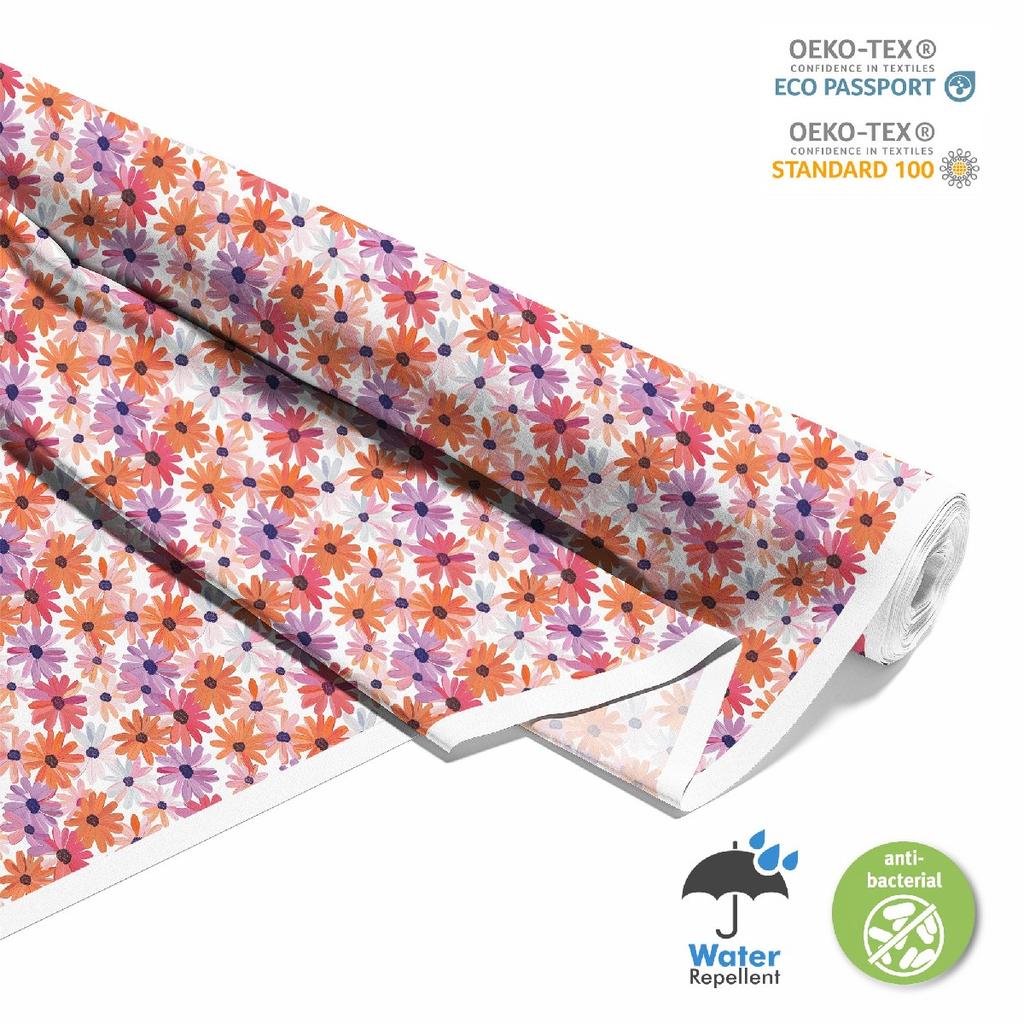 Outdoor Dekostoffe Oxford - Motiv Blumen I Dx5627
