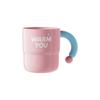 Couple's Toothbrush Cup with Handle 2026 New Design Dental Care Washing Cup Toothbrush Holder Creative round Shape PP Material