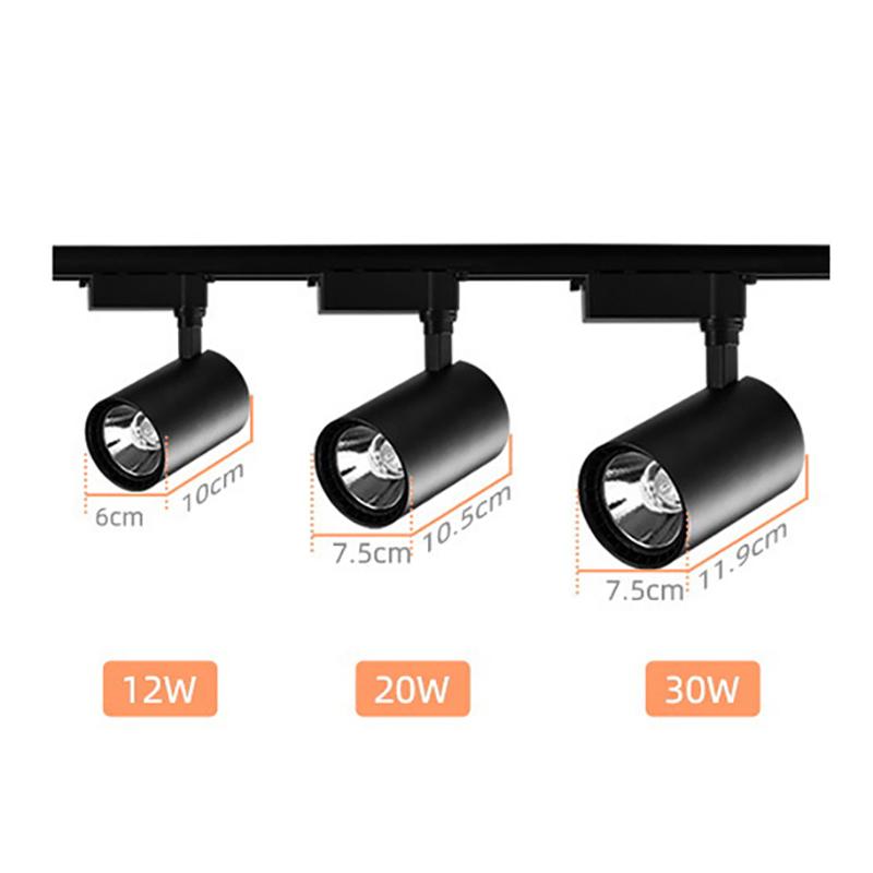 Led Track Light Rail Lighting Led Spotlight Ceiling Lamp Rail Light Spot Light 220V Spotlight For Kitchen Shop Store Home