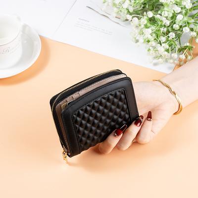 Women's Wallet Short, Multi Slot Card Bag, Small, Fresh, Simple, Stylish Zipper, Coin Purse Wallet