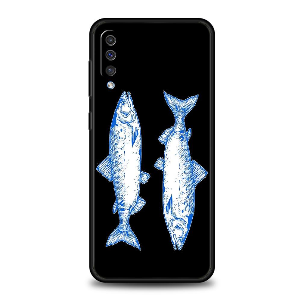 Sardines Canned Phone Case For Samsung A56 A36 A26 A24 A12 A14 A16 A50 A70 A20E A22 A30 A40 A34 A54 A42 A52 5G A04s A06 Cover