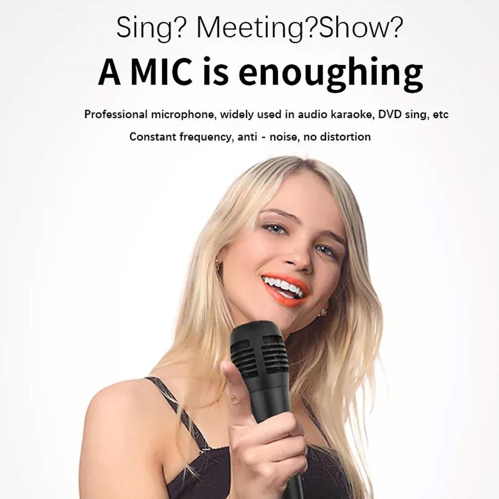 Buy Wired Dynamic Microphone Vocal Mic With XLR To 6.35mm Cable For KTV