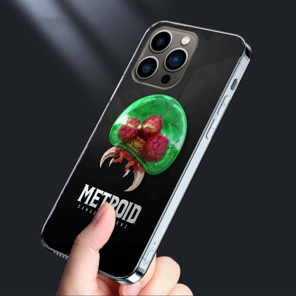 Game M-METROID Phone Case For Iphone 16E 15 Pro 14 Plus 17E 16 17 Pro Max Air 11 12 13 Mini Shockproof Capa Cute Cover TPU Cl