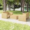 Day and Night - Day and Night Garden Furniture Set 3 Pieces Impregnated Solid Pine Wood