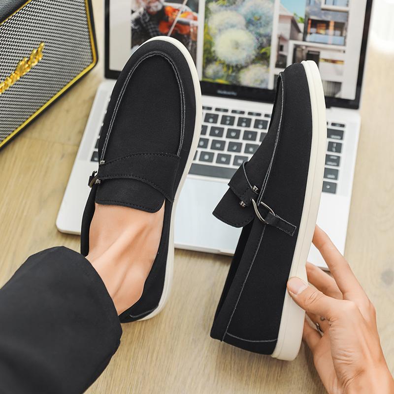 2025 Classics Men's Slip On Loafers Lightweight Breathable Flats Non Slip Comfort Daily Casual Soft Sole Outdoor Walking Shoes