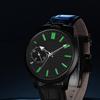 28.5mm Hollow Out Dial Fit NH38/34 Movement Green Luminous High-Quality Copper Dial Watch Modification Accessories