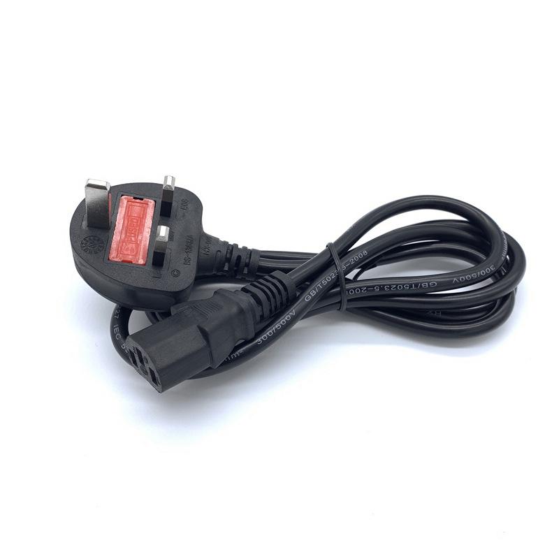 1.5m UK Standard C13 Fused Power Cord for Computer/Rice Cooker