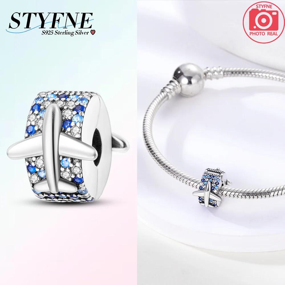 Charms Woman Charm Original Copper Blue Stars Snowflakes Box Beads Fit Bracelet Women Diy Gift Accessory Jewelry