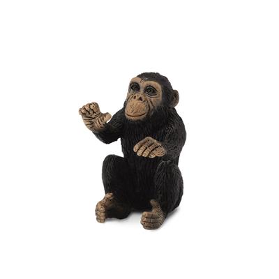 ColelctA Chimpanzee Cub Figure (Small) (Hugging)