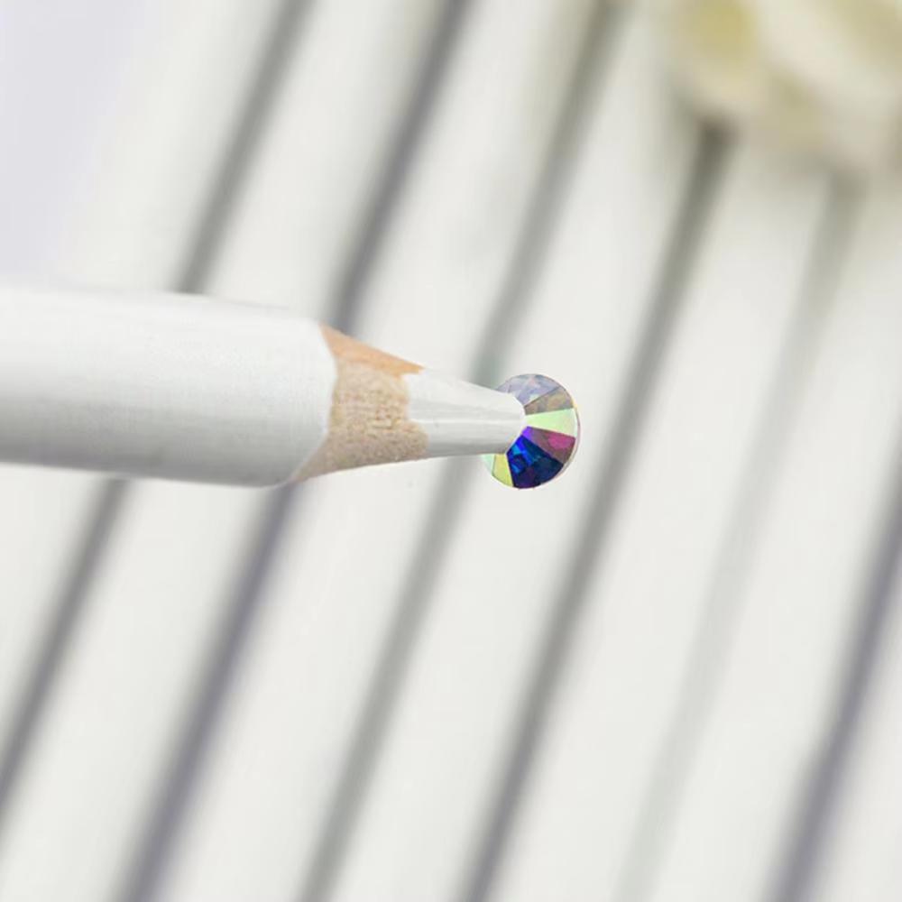 YIKOOLIN DIY Nail Art Rhinestones Jewelry Picking Wax Pencil Pen Picker Dotting Tool Useful Processed and Triangular Plate Nail
