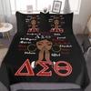 Delta Sorority Sigma Theta Dst Bedding Set Boys Girls Twin Queen Size Duvet Cover Pillowcase Bed Kids Adult Home Textileextile