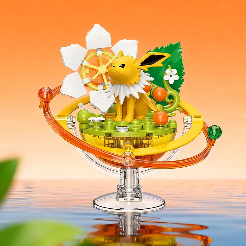 Keeppley Pokmon Cartoon Eevee Family Planet Series Puzzle Toy Splicing Model Desktop Ornament Collection Gift