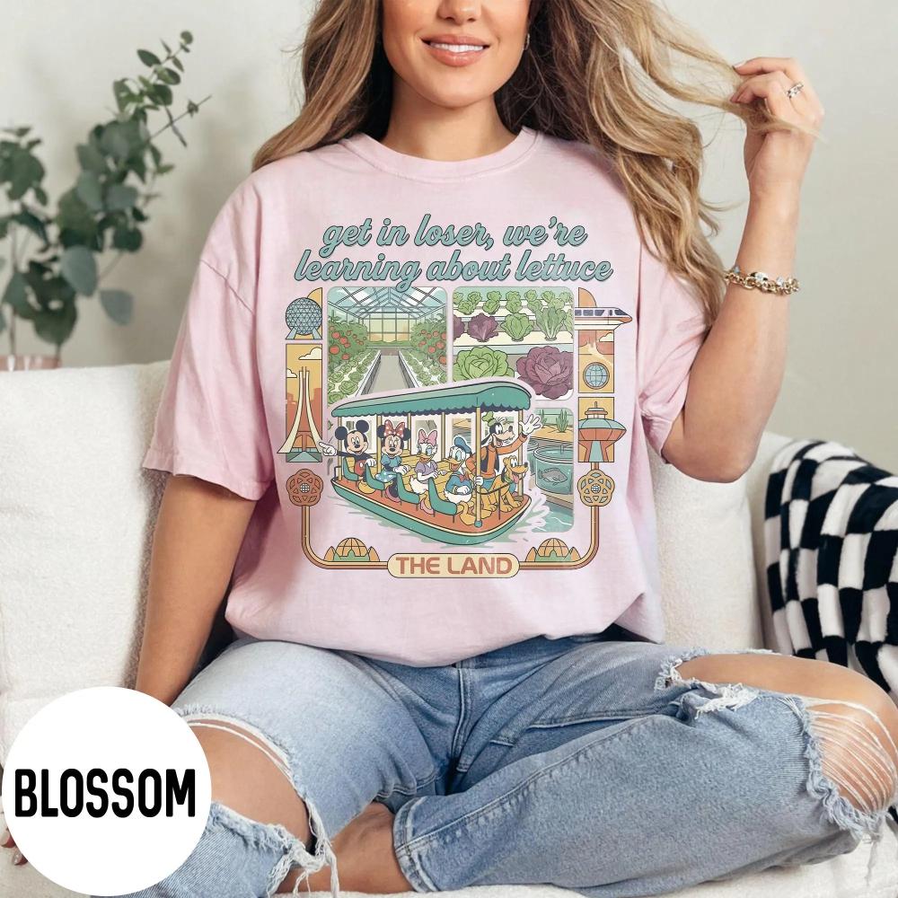 Retro Friends Epcot The Land TShirt Living with The Land Epcot Farming Shirt Family Trip Shirts Magic Kingdom