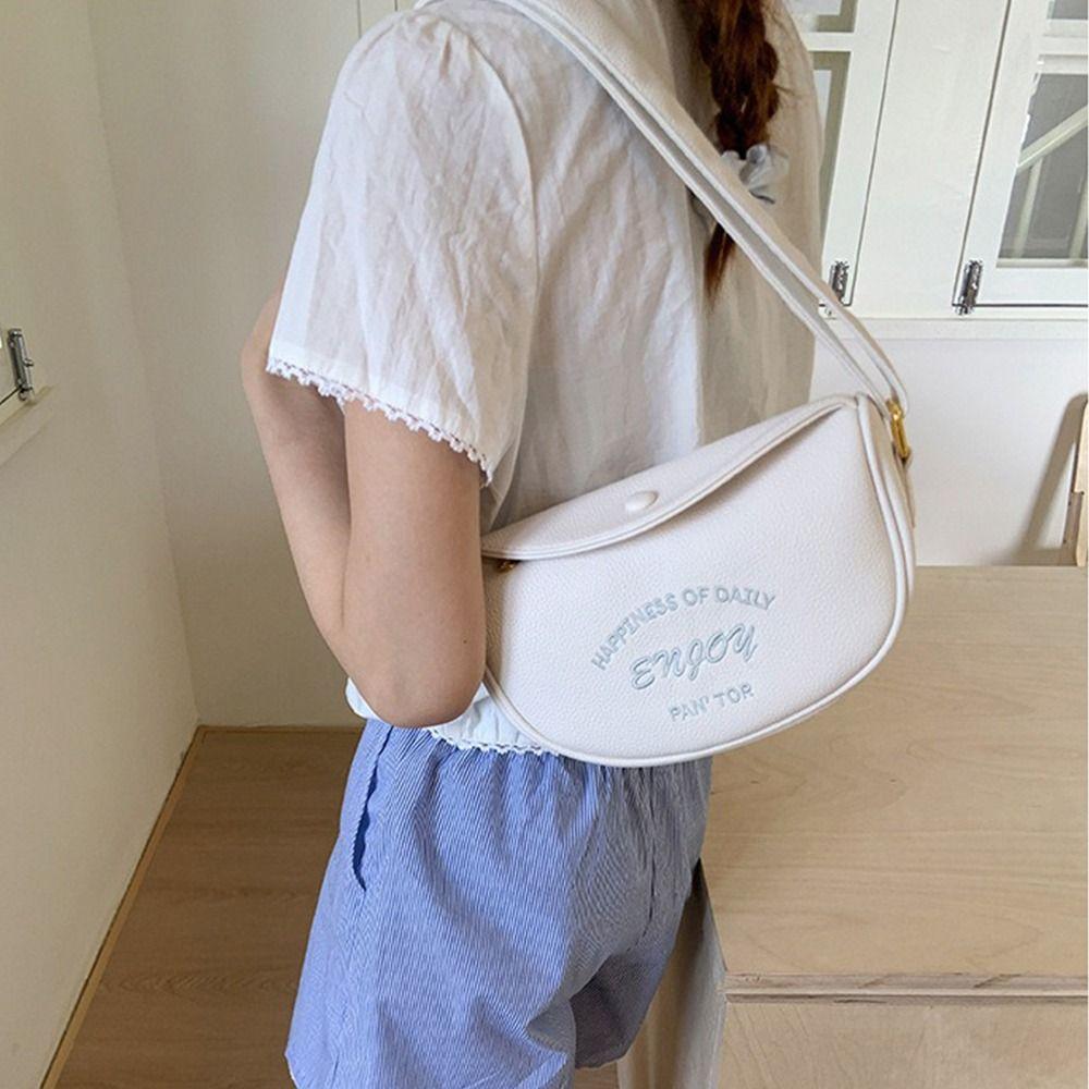 

Korean Shoulder Bag Letter Handbags Fashion Saddle Bag Ladies хаки
