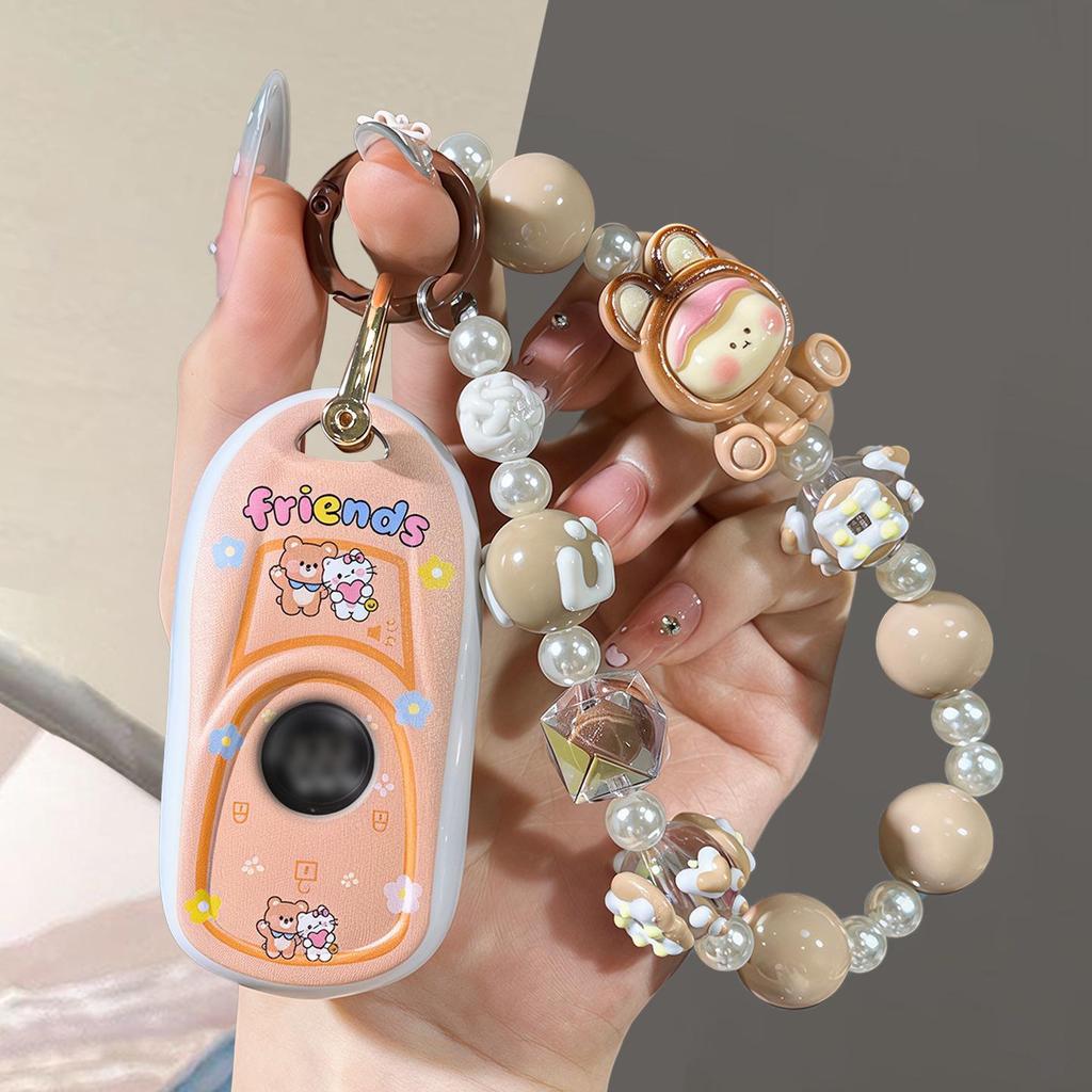 Universal Cartoon Key Case for All Buick Models: Excelle, Verano, GL8 - Bear Design