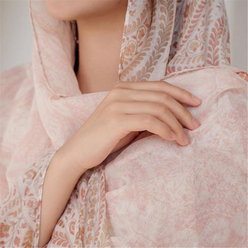 Elegant Light weight Scarf Shawl Wrap Fashionable Polyester Scarf Shawl for Social Event