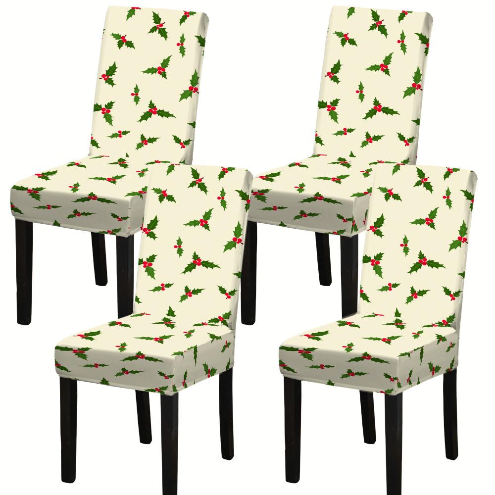 

Milk-Silk Chair Cover Ins Style Printed Soft Dustproof Non-Slip Decorative Dining Cover Modern Minimalist Home Chair Protector 1 pc