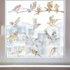 Sunshine Catcher, Colorful Window Stickers, Sun Catcher, Rainbow, Prism, Tree Branches and Birds, Glass Stickers, Anti Collision Window Stickers