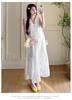 2026 Summer Slim Fit French Fairy Plus Size Sleeveless Maternity Dress