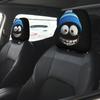 2pcs Car Headrest Covers - Fits All Models, No Filling Design
