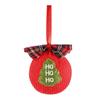 2PCS Plush Christmas Knitted Ball Exquisite Xmas Hanging Pendant Christmas Tree Hangers  Festival