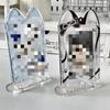 10-50PCS Acrylic Clear Display Stand Easel Holder Multi-Functional Display Rack For Plate Card Coin Home Exhibition Stand