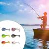 10-pack Soft Bass Baits, Made of PVC, Suitable for Fishing In Various Waters, Green