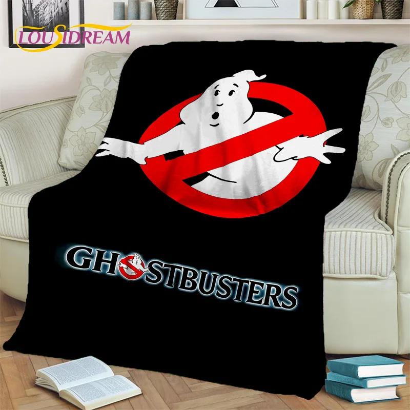 G-Ghostbusters Cartoon-Film-Decke, weiche Flanell-Überwurfdecke für Zuhause, Schlafzimmer, Bett, Sofa, Picknick, Büro, Wandern, Freizeit, Nickerchen, Geschenk