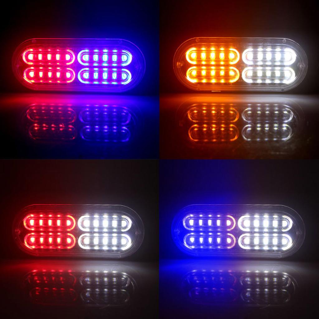 20LED Car Warning Light Grill Breakdown Light Car Truck Trailer Beacon Lamp LED Amber Side Light For 12V - 24V Car