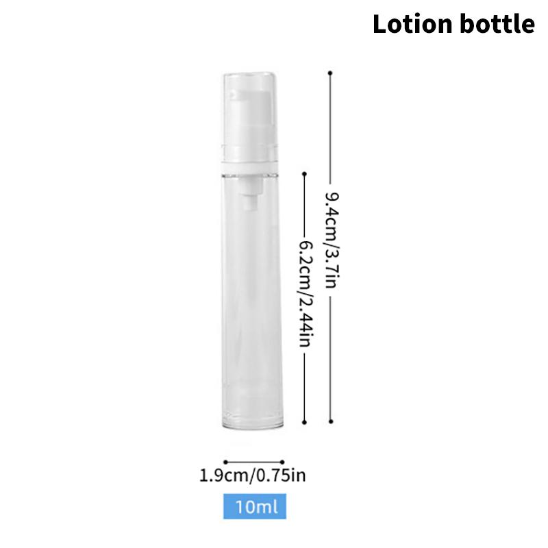 

5/10/15ml Travel Vacuum Cosmetics Spray Bottle Eye Cream Refill Container Portable Airless Pump Lotion Bottle