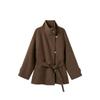 Women's Elegant Woolen Coat - Korean Style, High-End Design for Autumn/Winter 2026
