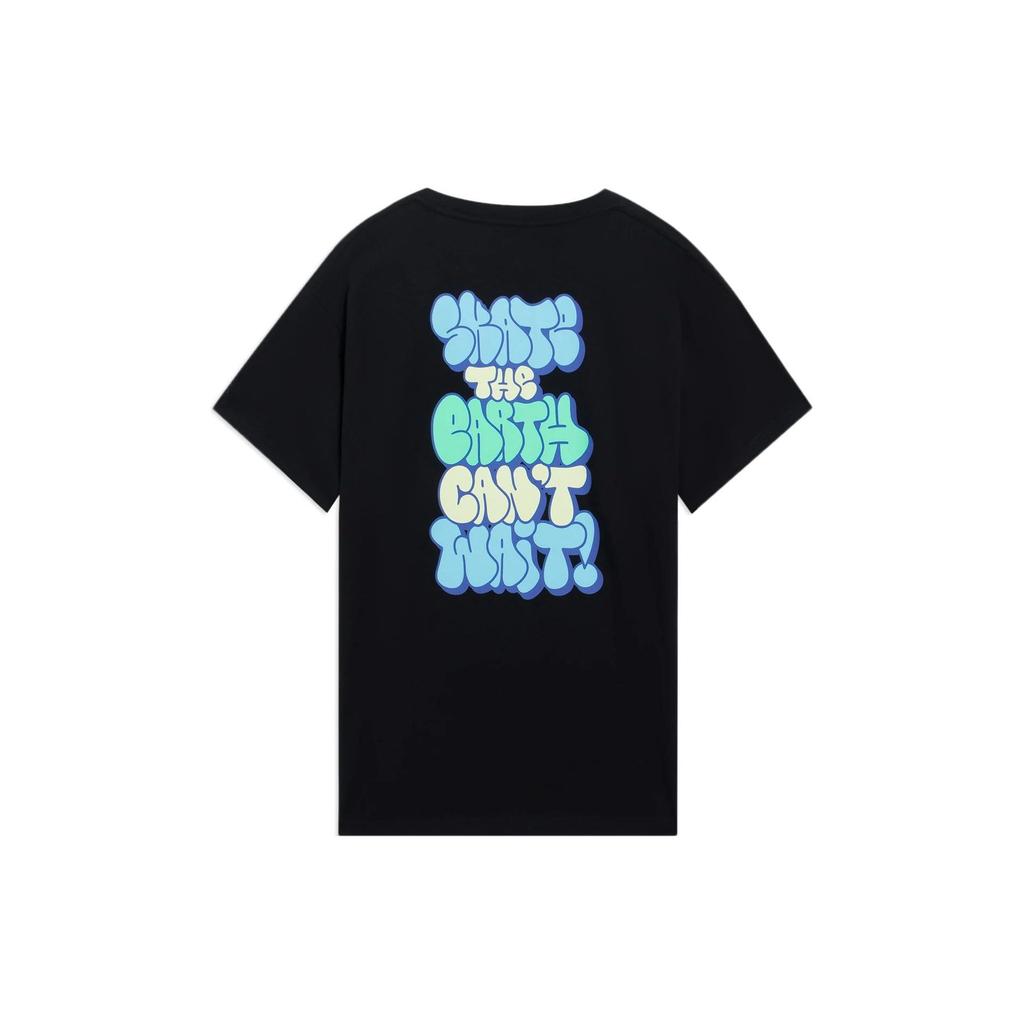 Li Ning X Persue , Skateboard T Shirt Unisex Black AHSS295-1