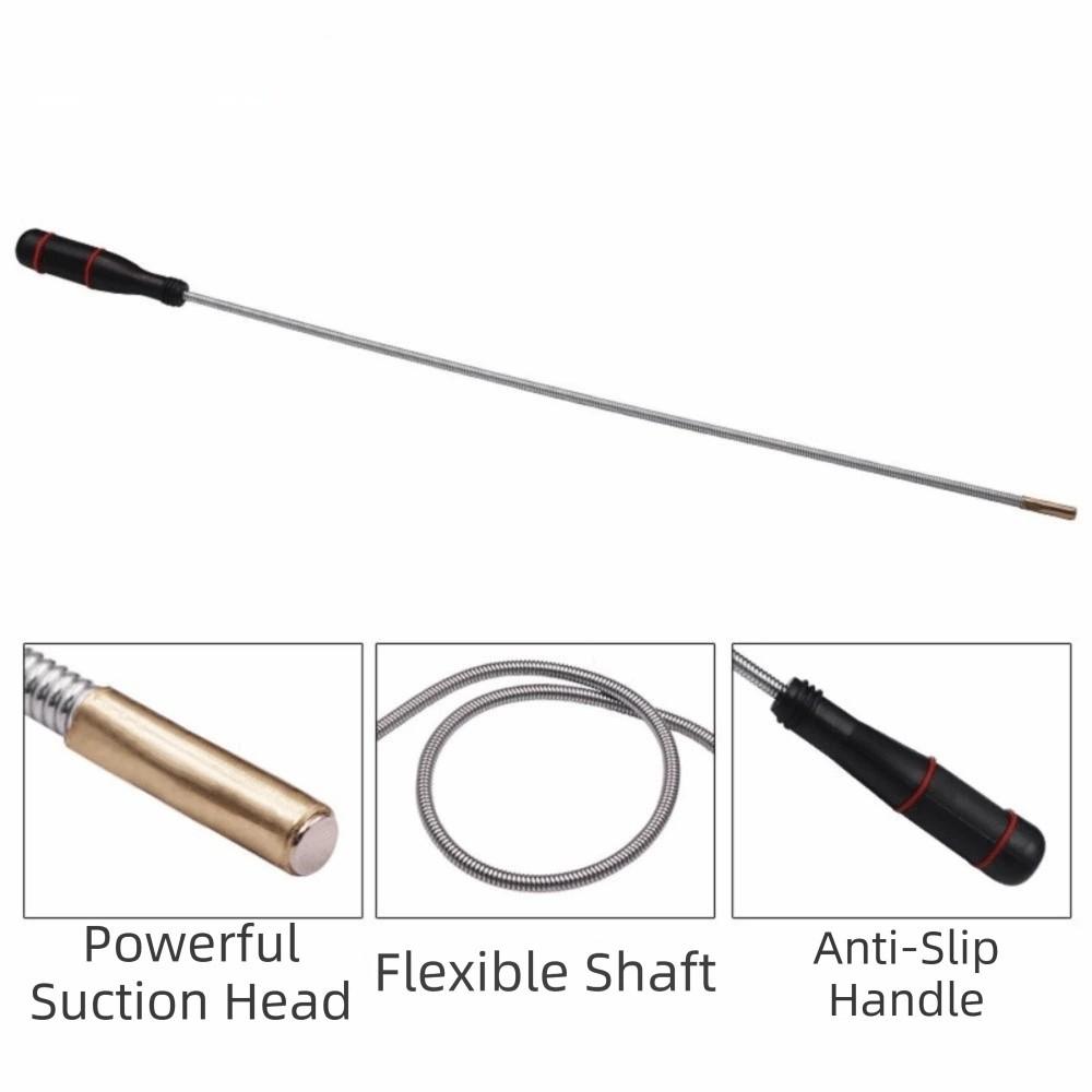 Large Head/Small Head Flexible Magnetic Pickup Tool Powerful Metal Suction Bar  Tool Kit