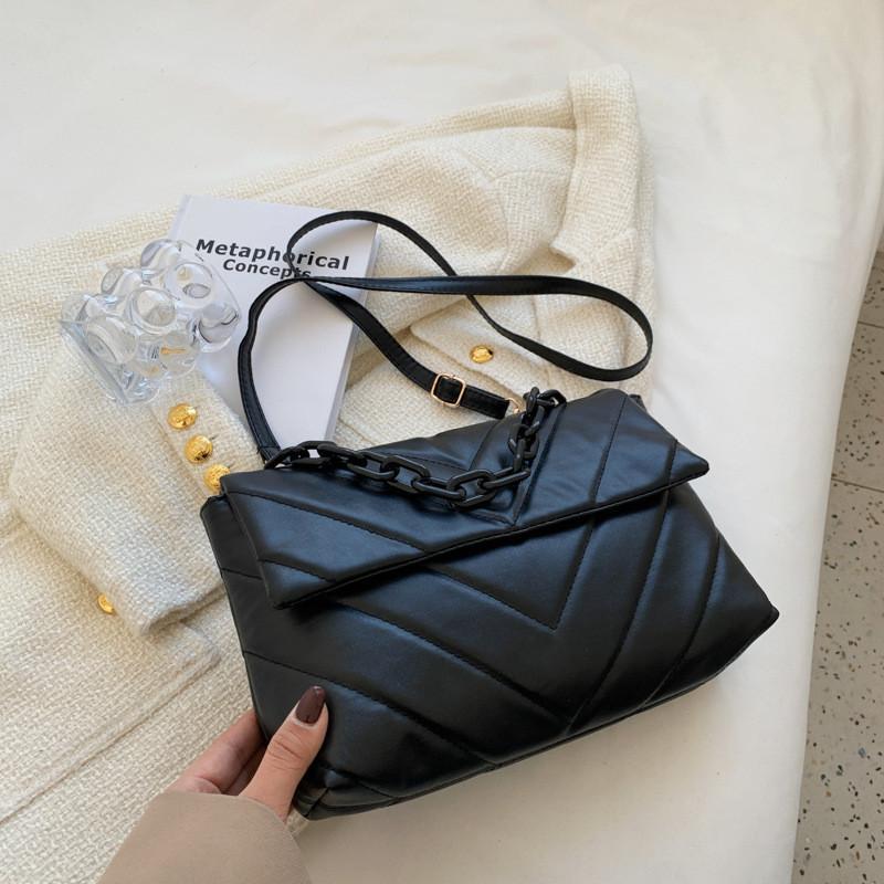 Urban Chic Pu Quilted Shoulder Bag For Women 2022 Summer Trendy Small Box Bag StyleA