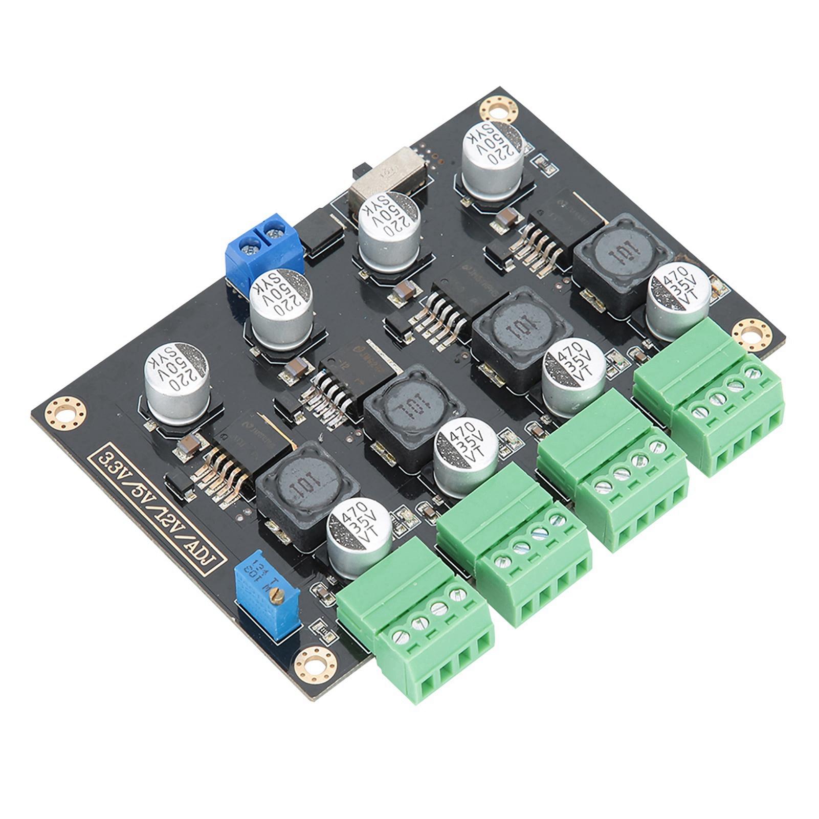 

Multi-Channel Switching Power Supply Module with 3.3V5V12VADJ Adjustable Voltage Output Converter