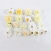 20Pcs 4cm Rose Artificial Flowers Heads Silk Fake Flower for Wedding Decoration Wreath Party Home Decor DIY Craft Gifts Ornament