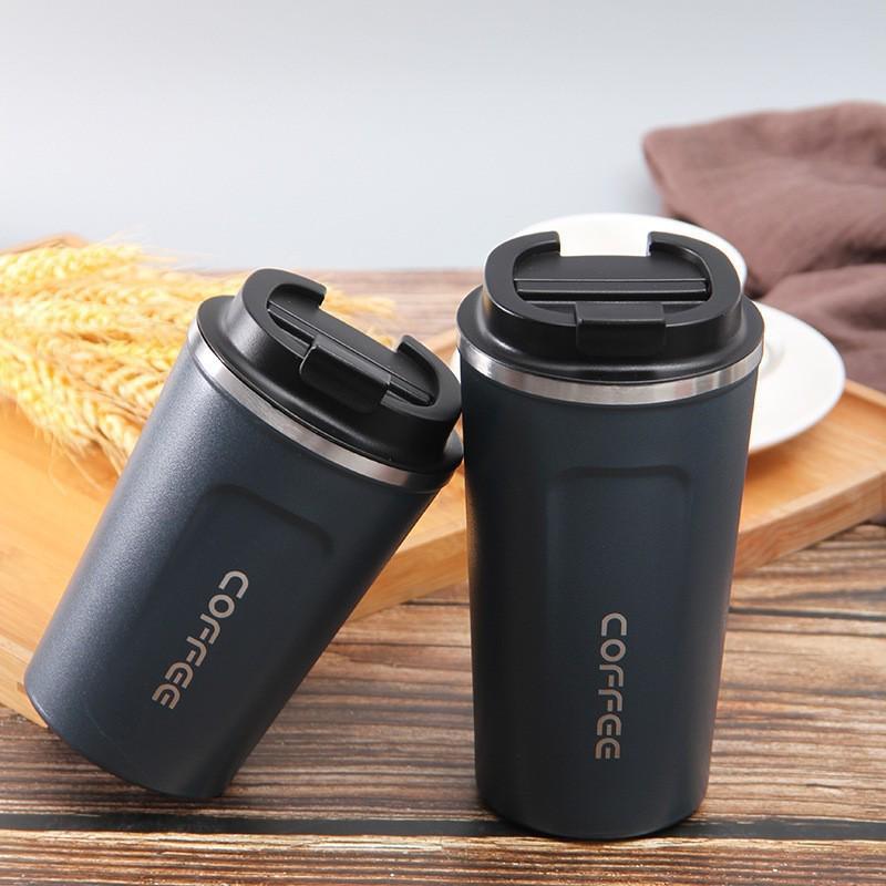 

Stainless Steel 304 Insulated Coffee Cup - Second Gen Vacuum for Men & Women, Perfect for Office & Travel 380ml