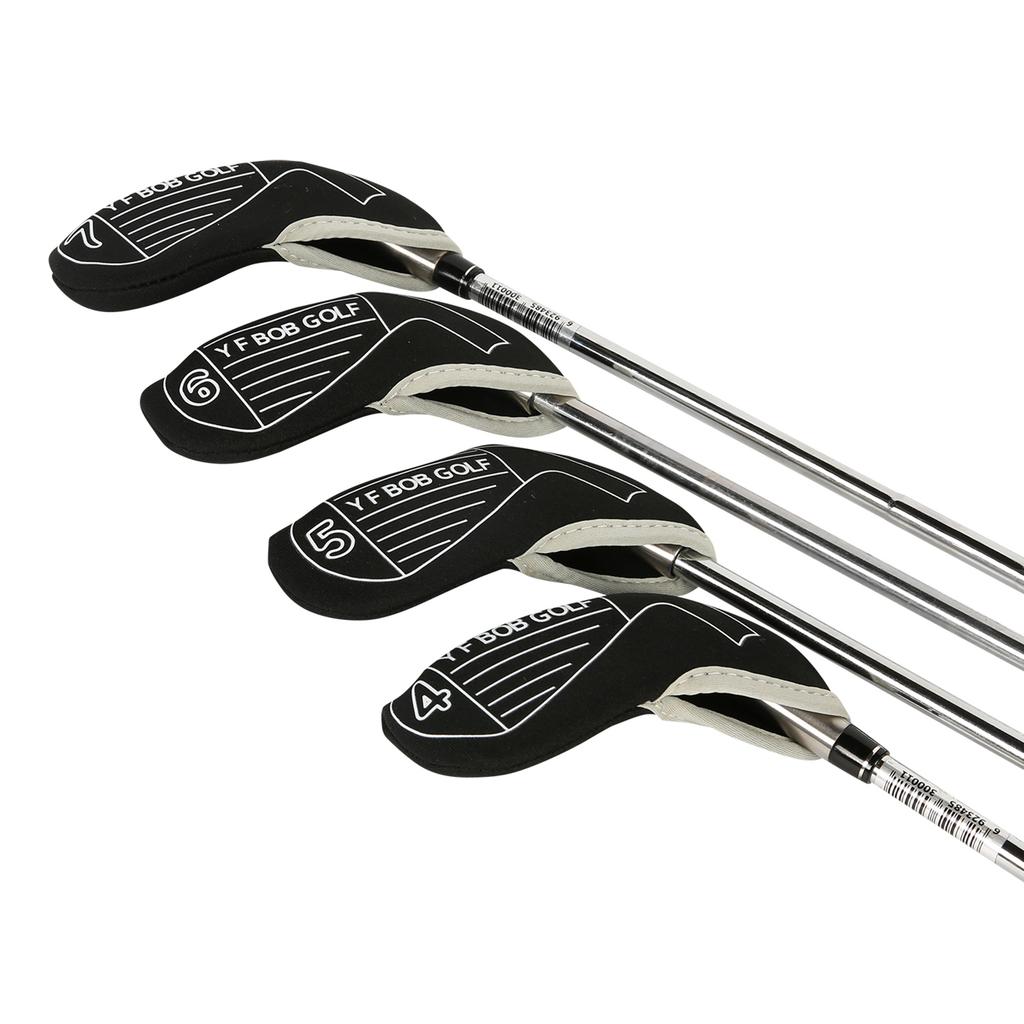 9Pcs Golfs Mallet Putter Headcover Golfs Club Head Cover for Men Women, Golfs Driver Golfs Club Cover Iron Headcover