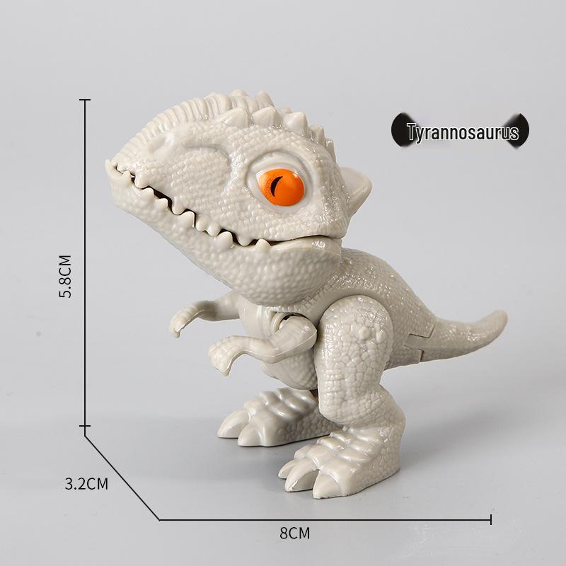Popular Children's Moveable Joint Dinosaur Toy - Bite Finger Tyrannosaurus Rex