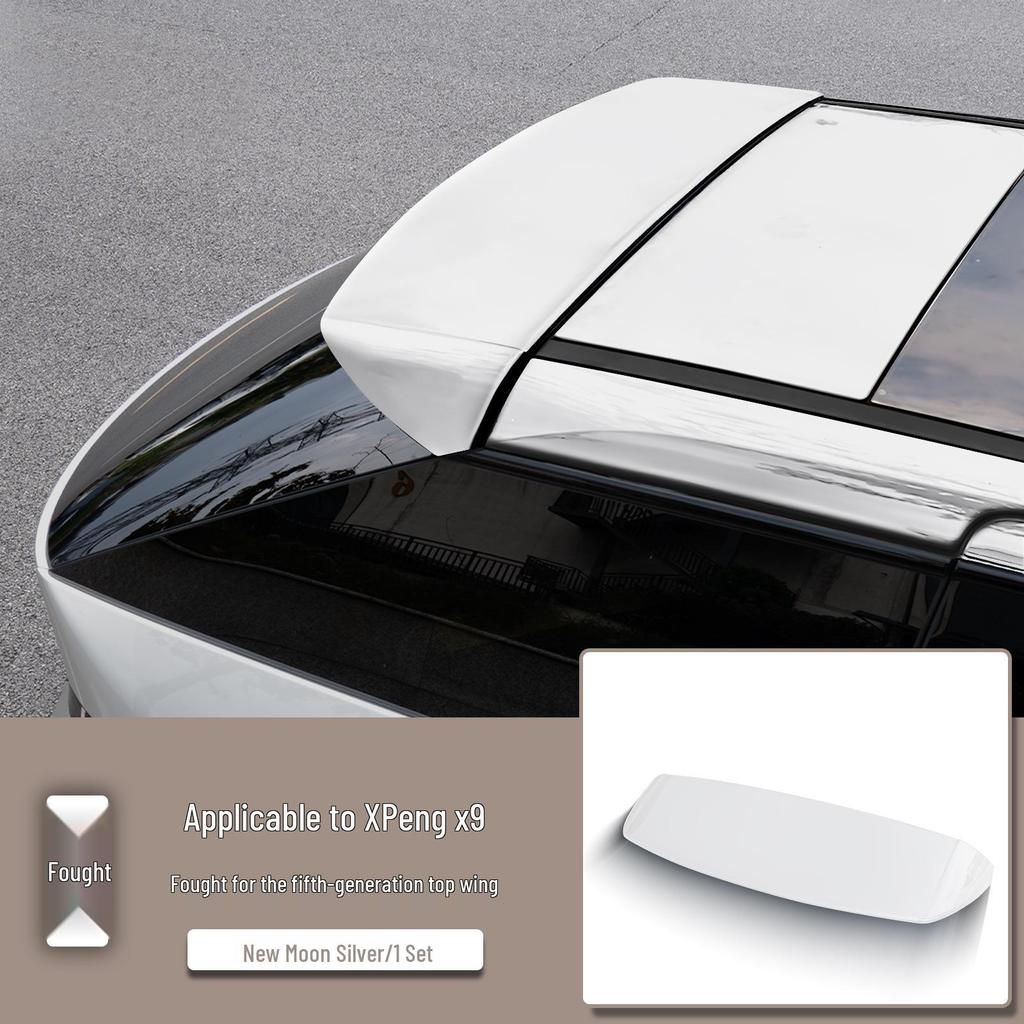 Xpeng Rear Spoiler: No-Drill Wind Deflector & Sports Spoiler for Car Exterior Decoration.
