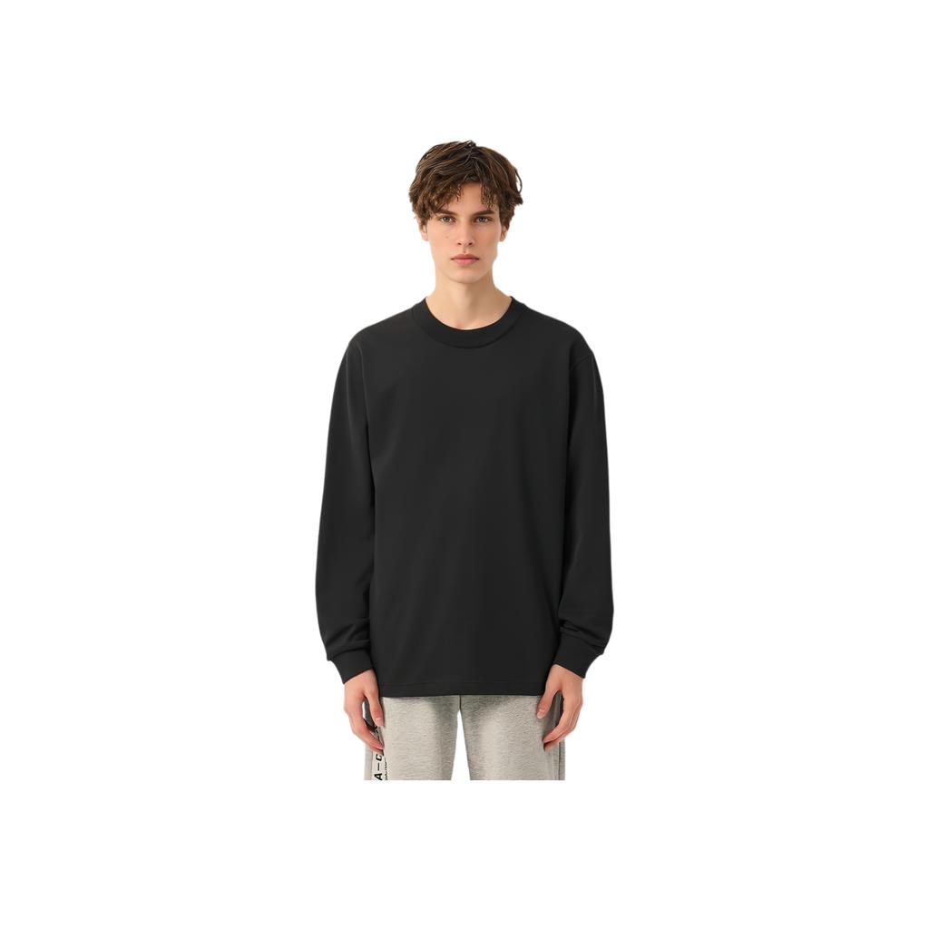 Uniqlo U Series SS24 Solid Basic Long Sleeve T-Shirt Men tops Black 465193-09