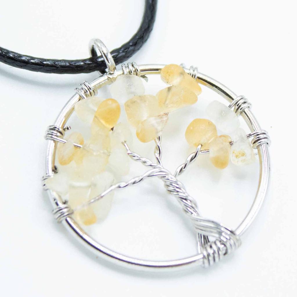 Tree of Life Pendant Carnelian Gemstone