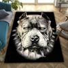 3D HD APBT American Bully and Pitbull Carpet New Release! Rug for Living Room Bedroom,Office Areas,Durable Machine Washable Mat